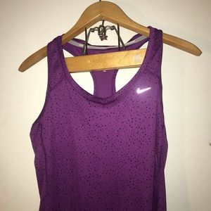 Purple Nike running top